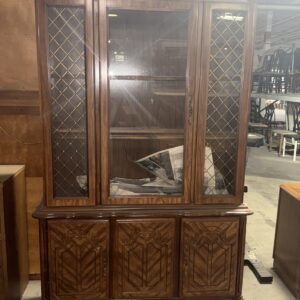 Vintage French Provincial Style China Cabinet