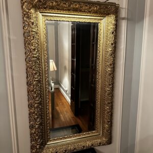 Large 19th century gold framed mirror