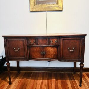 Mahogany sideboard with drawers and cabinet